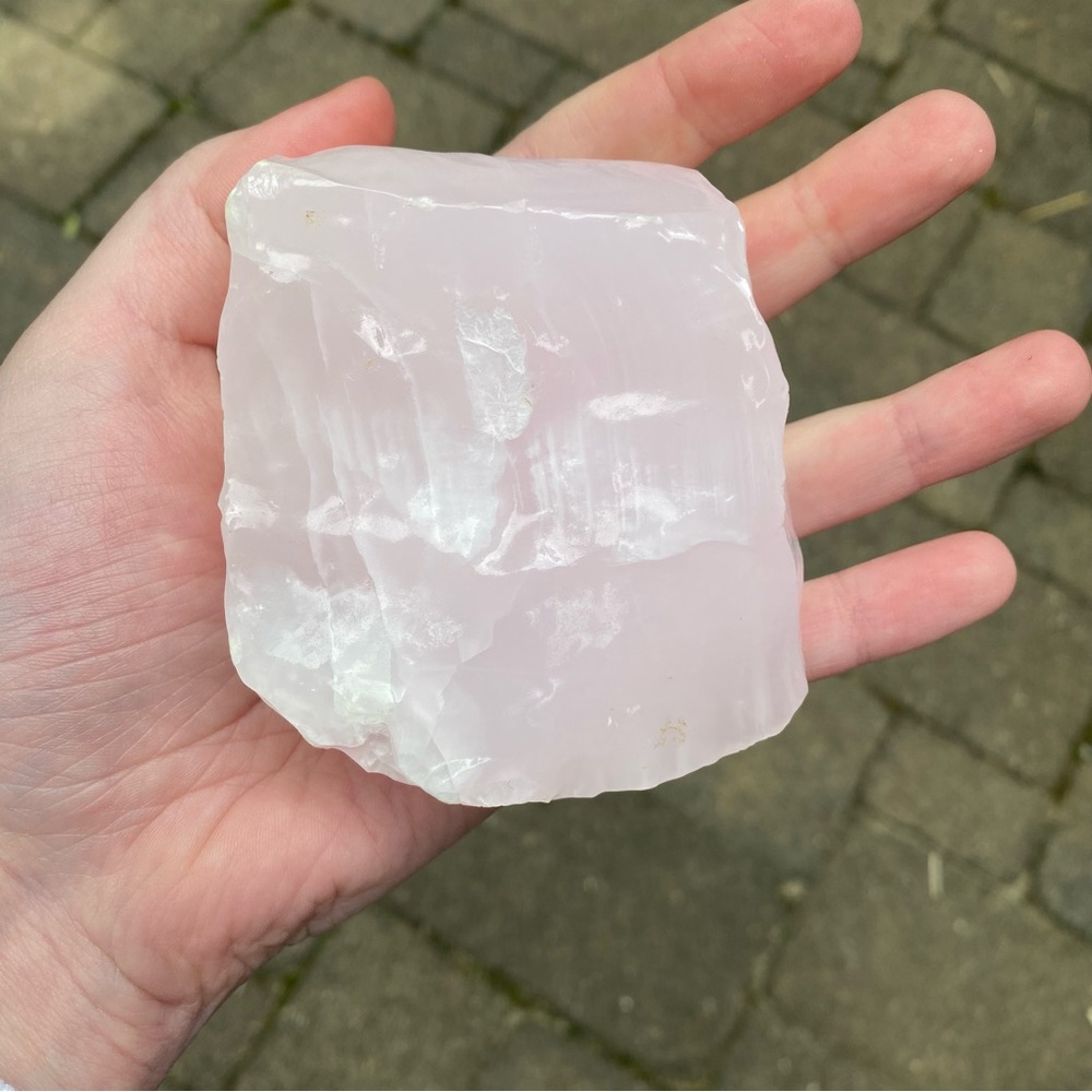 Large Pink Calcite Crystal Gemstone